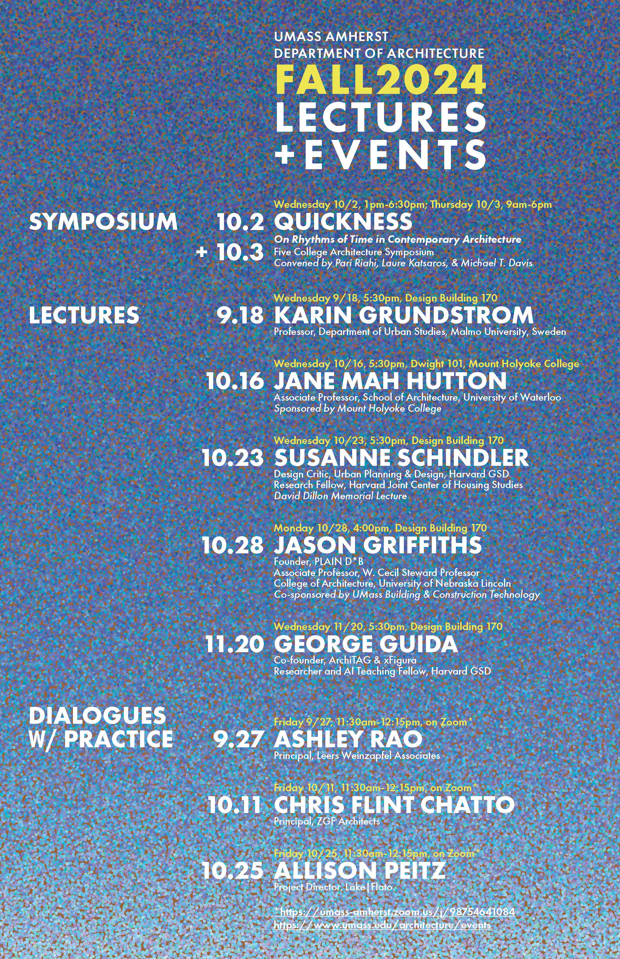 Architecture Lectures Fall 24